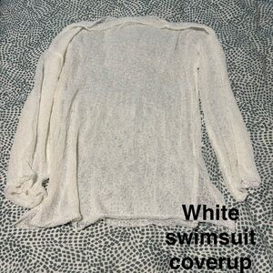 White Swimsuit Cover-Up